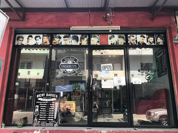 Undercutz Barbershop storefront on Soi Hua Hin