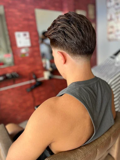Textured top with tapered sides